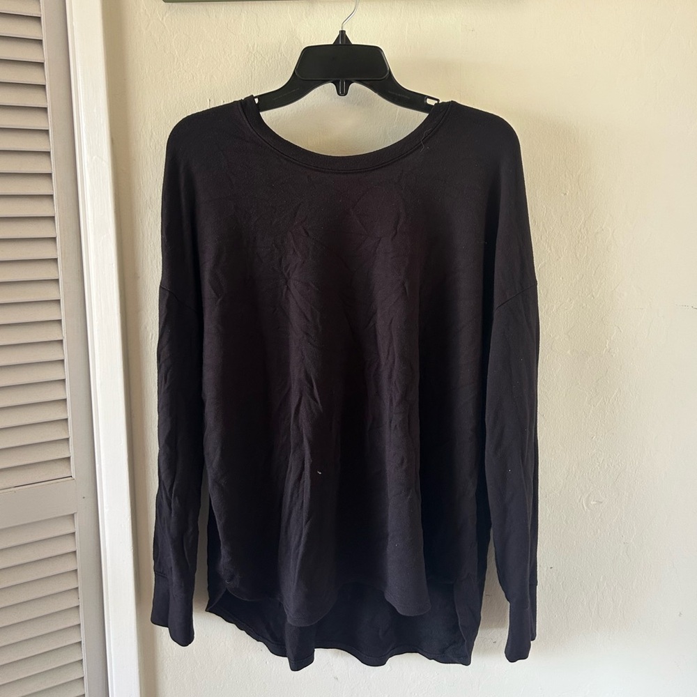 Athleta black yoga long sleeve